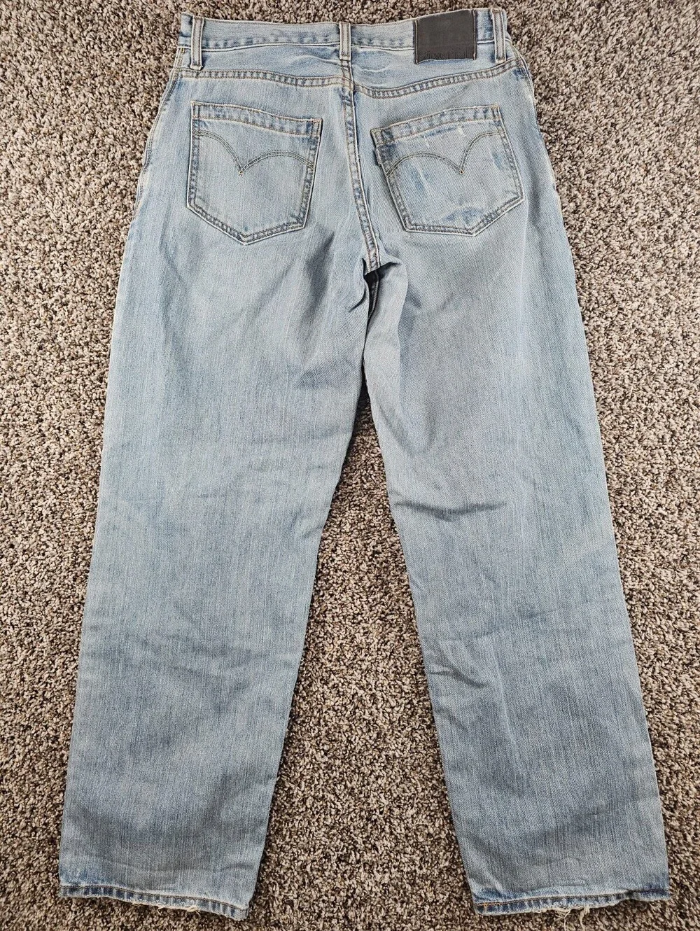 Levis Silvertab Baggy Jeans Men’s 30x32 Light Wash Loose Fit Y2K Skate Denim